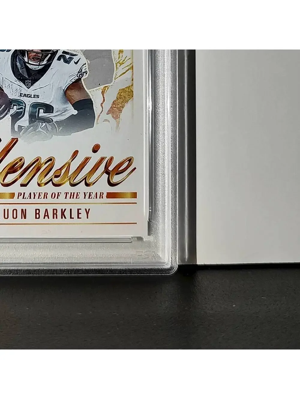 Saquon Barkley 2024 Panini NFL AP Offensive Player of the Year Eagles PSA 10 Gem